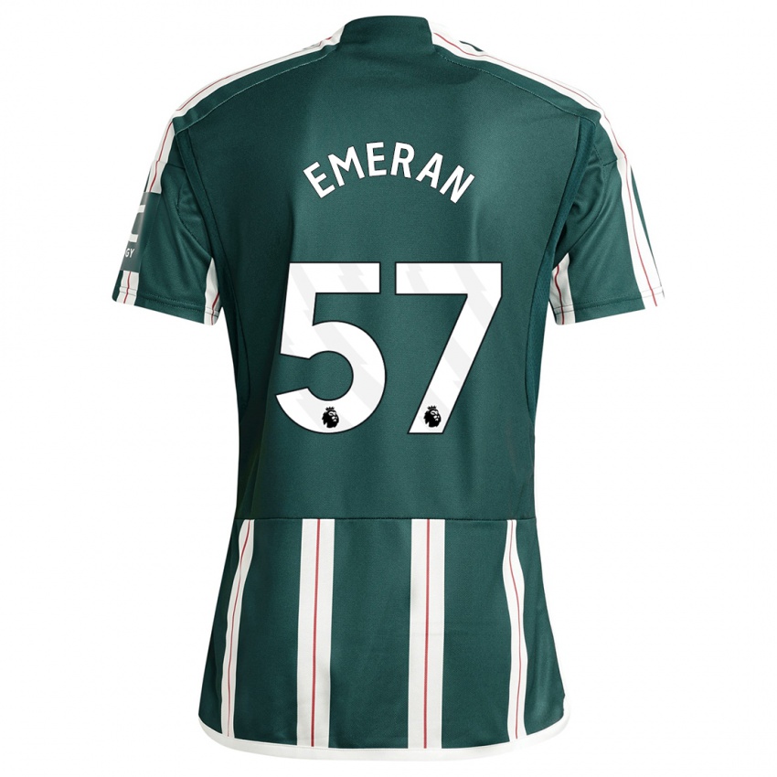 Kvinder Noam Emeran #57 Mørkegrøn Udebane Spillertrøjer 2023/24 Trøje T-Shirt