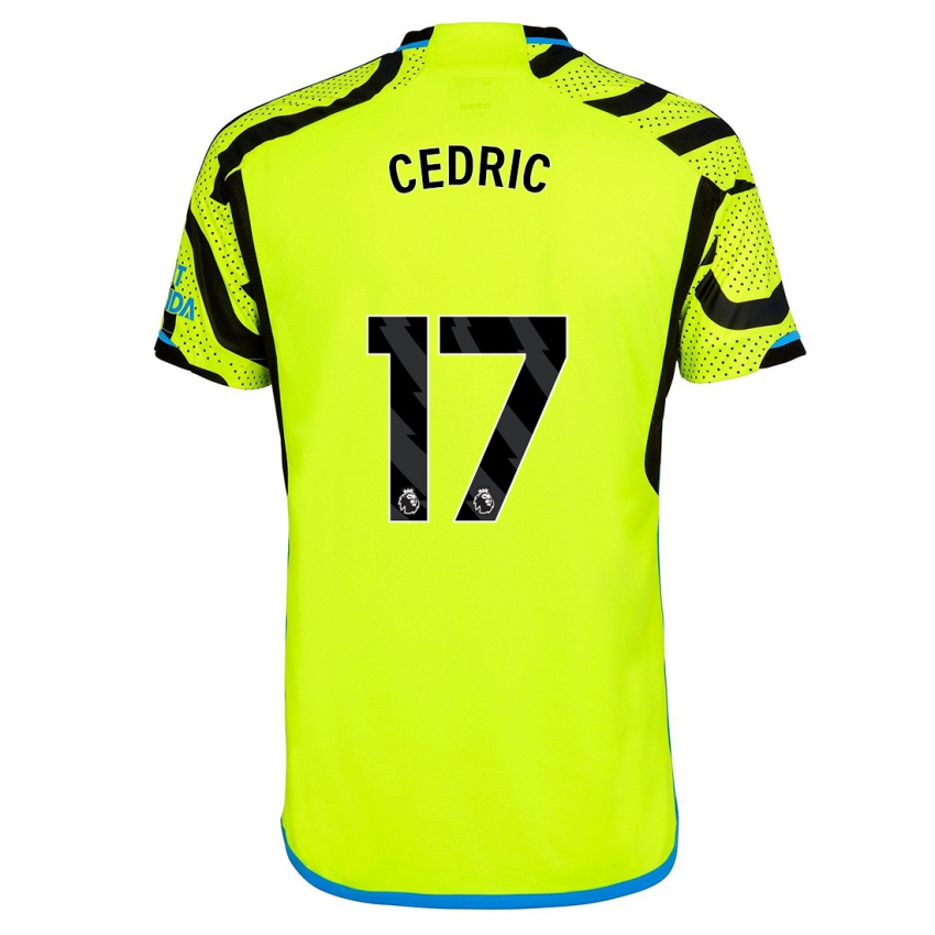 Kvinder Cedric Soares #17 Gul Udebane Spillertrøjer 2023/24 Trøje T-Shirt