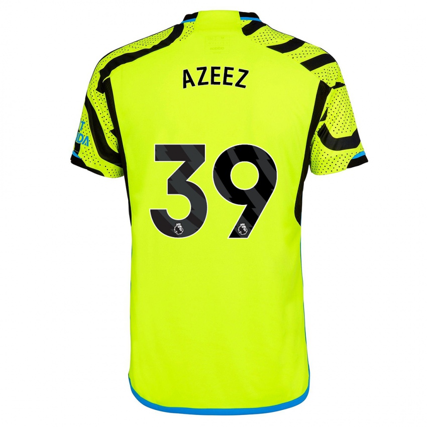 Kvinder Miguel Azeez #39 Gul Udebane Spillertrøjer 2023/24 Trøje T-Shirt