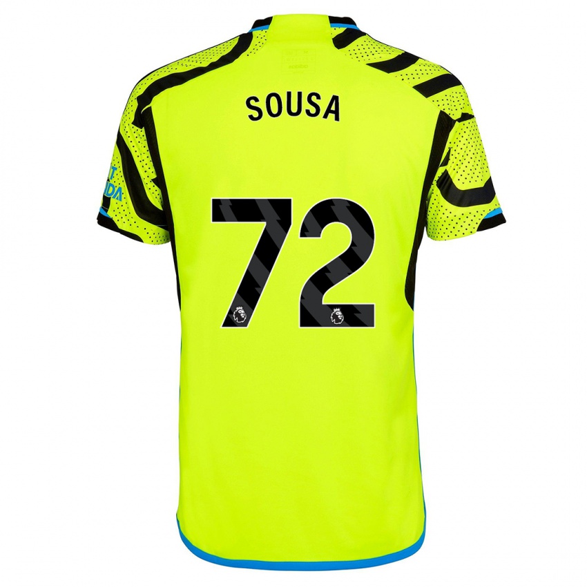 Kvinder Lino Sousa #72 Gul Udebane Spillertrøjer 2023/24 Trøje T-Shirt