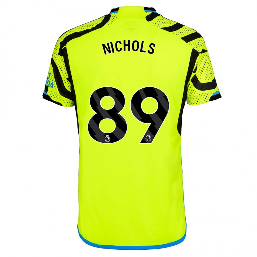 Kvinder Josh Nichols #89 Gul Udebane Spillertrøjer 2023/24 Trøje T-Shirt