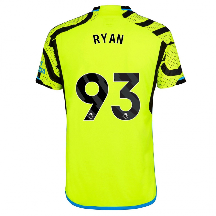 Kvinder Kamarni Ryan #93 Gul Udebane Spillertrøjer 2023/24 Trøje T-Shirt