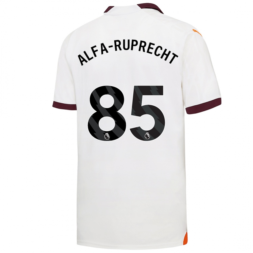 Kvinder Farid Alfa-Ruprecht #85 Hvid Udebane Spillertrøjer 2023/24 Trøje T-Shirt