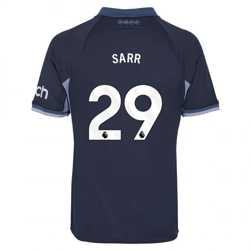 Kvinder Pape Matar Sarr #29 Mørkeblå Udebane Spillertrøjer 2023/24 Trøje T-Shirt