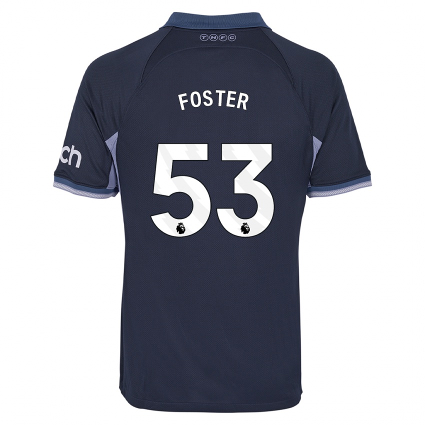 Kvinder Brooklyn Lyons Foster #53 Mørkeblå Udebane Spillertrøjer 2023/24 Trøje T-Shirt