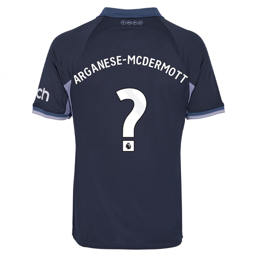 Kvinder Pele Arganese-Mcdermott #0 Mørkeblå Udebane Spillertrøjer 2023/24 Trøje T-Shirt