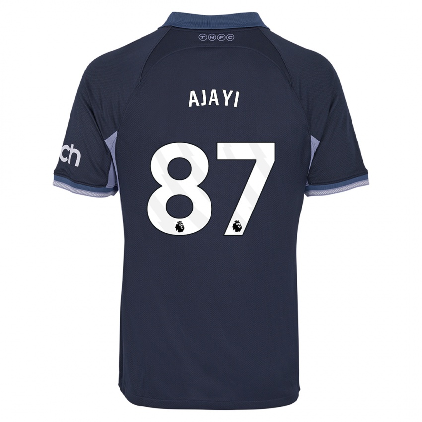 Kvinder Damola Ajayi #87 Mørkeblå Udebane Spillertrøjer 2023/24 Trøje T-Shirt
