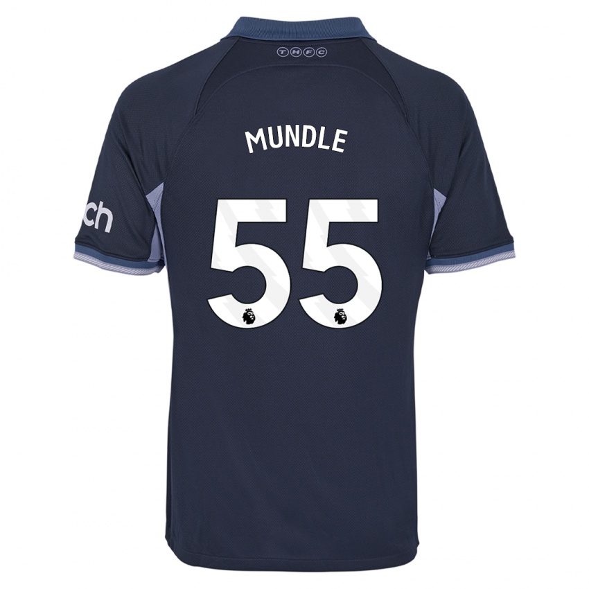 Kvinder Romaine Mundle #55 Mørkeblå Udebane Spillertrøjer 2023/24 Trøje T-Shirt