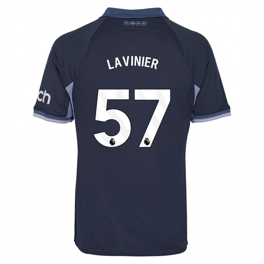 Kvinder Marcel Lavinier #57 Mørkeblå Udebane Spillertrøjer 2023/24 Trøje T-Shirt