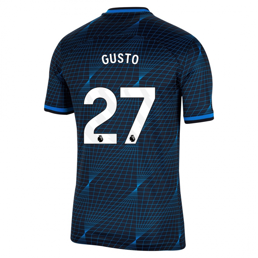 Kvinder Malo Gusto #27 Mørkeblå Udebane Spillertrøjer 2023/24 Trøje T-Shirt