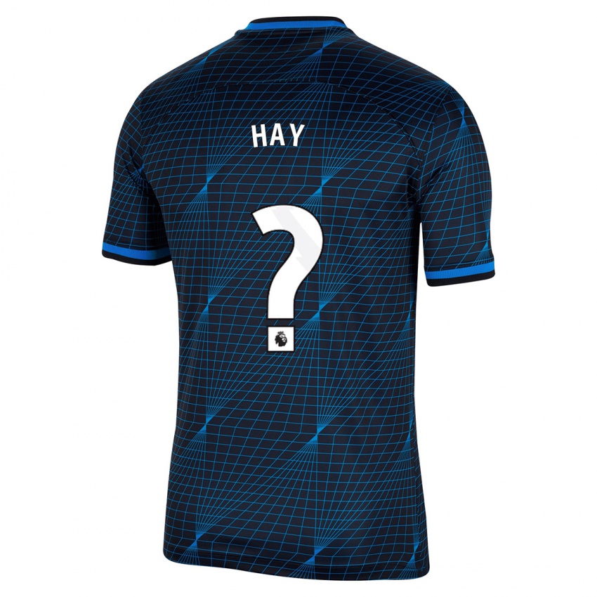 Kvinder Noah Hay #0 Mørkeblå Udebane Spillertrøjer 2023/24 Trøje T-Shirt