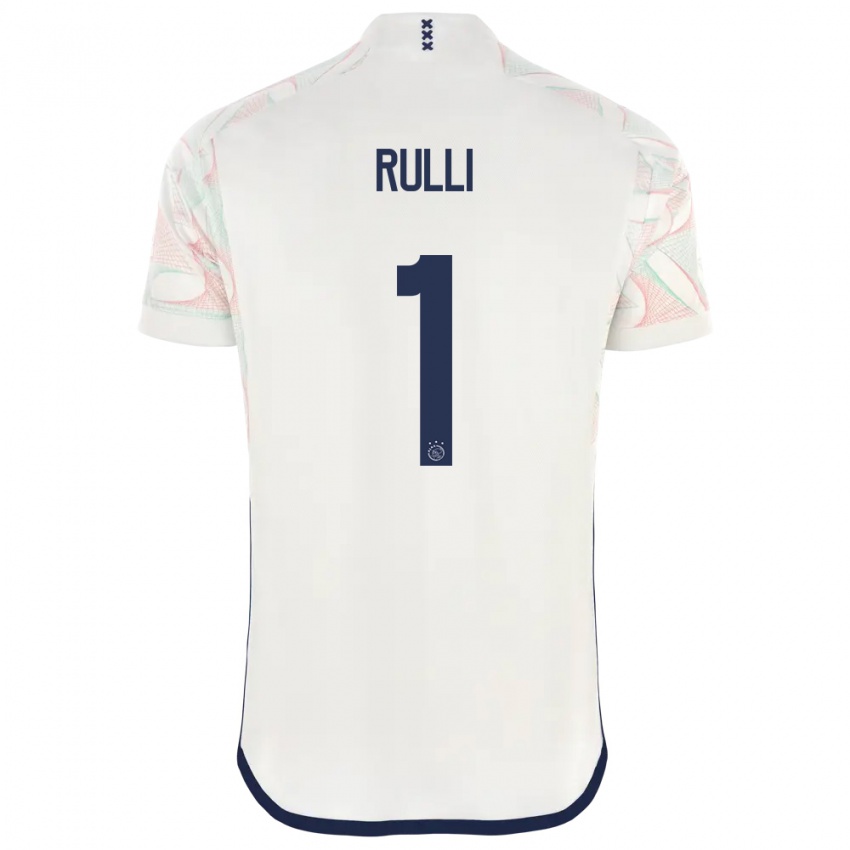 Kvinder Geronimo Rulli #1 Hvid Udebane Spillertrøjer 2023/24 Trøje T-Shirt