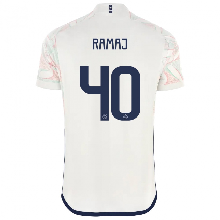 Kvinder Diant Ramaj #40 Hvid Udebane Spillertrøjer 2023/24 Trøje T-Shirt