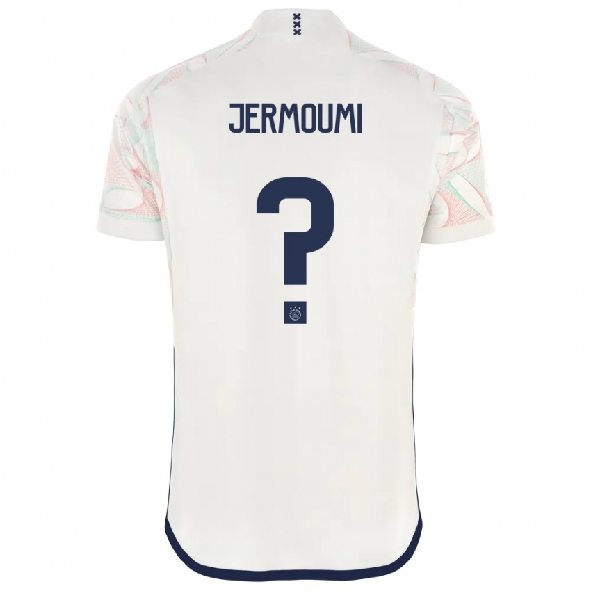 Kvinder Diyae Jermoumi #0 Hvid Udebane Spillertrøjer 2023/24 Trøje T-Shirt