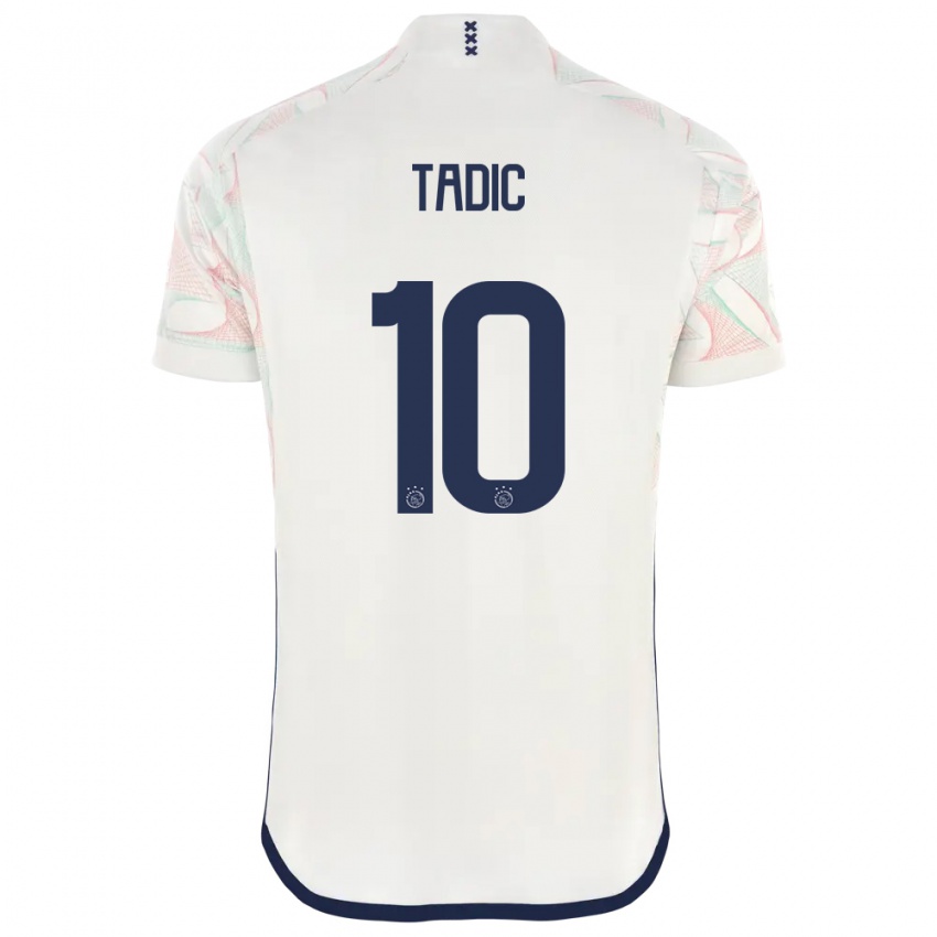Kvinder Dusan Tadic #10 Hvid Udebane Spillertrøjer 2023/24 Trøje T-Shirt