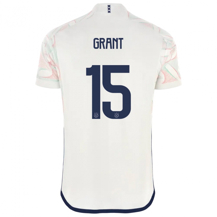 Kvinder Chasity Grant #15 Hvid Udebane Spillertrøjer 2023/24 Trøje T-Shirt