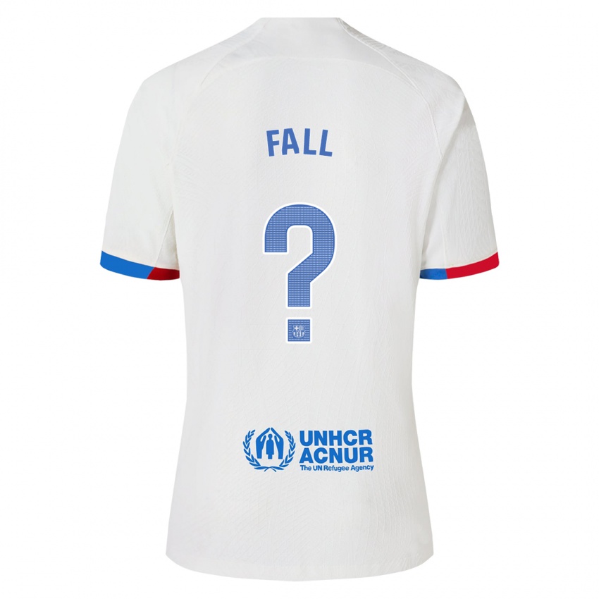Kvinder Mamadou Fall #0 Hvid Udebane Spillertrøjer 2023/24 Trøje T-Shirt