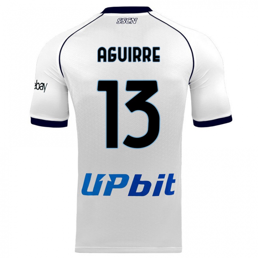 Kvinder Yolanda Aguirre #13 Hvid Udebane Spillertrøjer 2023/24 Trøje T-Shirt