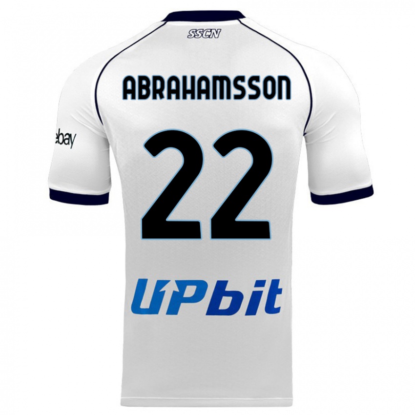 Kvinder Sejde Abrahamsson #22 Hvid Udebane Spillertrøjer 2023/24 Trøje T-Shirt