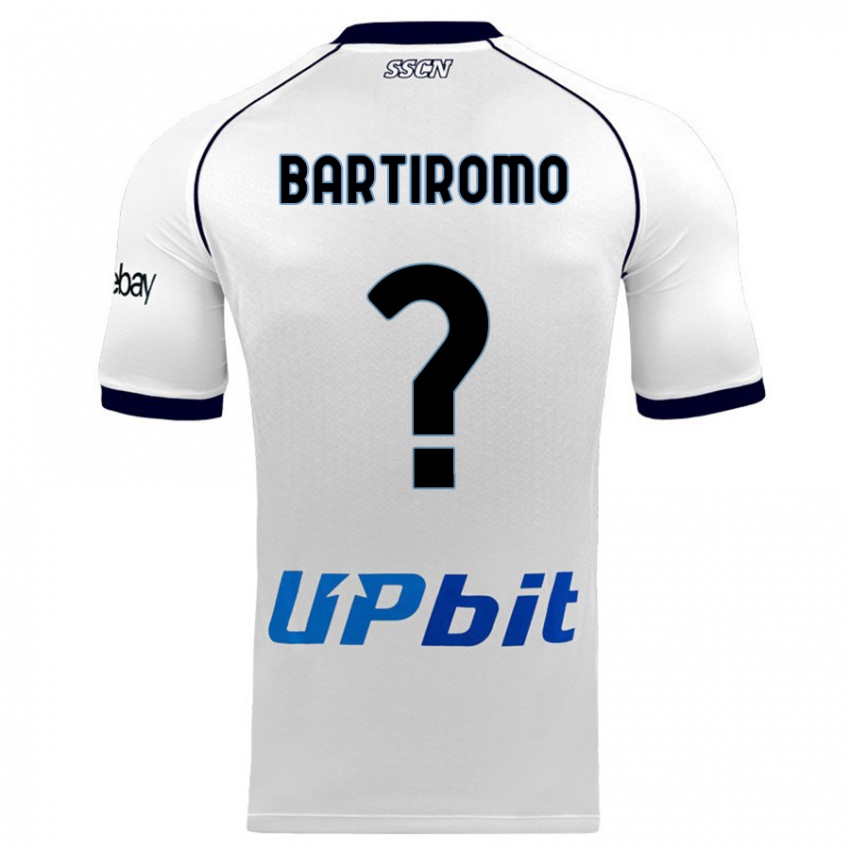 Kvinder Niccolo Bartiromo #0 Hvid Udebane Spillertrøjer 2023/24 Trøje T-Shirt