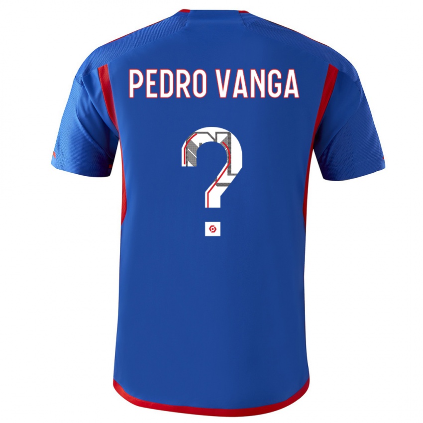 Kvinder Emerson Pedro Vanga #0 Blå Rød Udebane Spillertrøjer 2023/24 Trøje T-Shirt