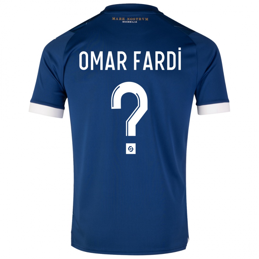 Kvinder El Omar Fardi #0 Mørkeblå Udebane Spillertrøjer 2023/24 Trøje T-Shirt