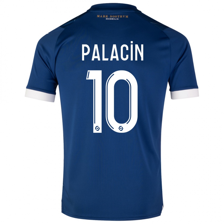 Kvinder Sara Palacin #10 Mørkeblå Udebane Spillertrøjer 2023/24 Trøje T-Shirt