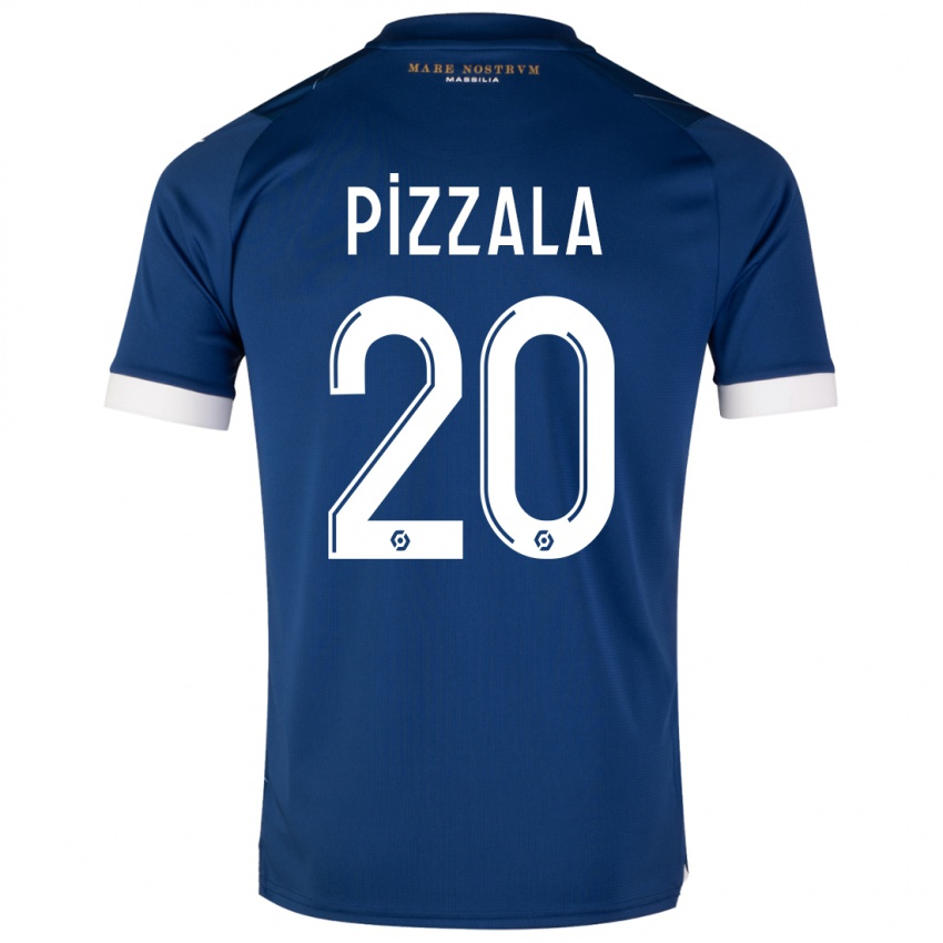 Kvinder Caroline Pizzala #20 Mørkeblå Udebane Spillertrøjer 2023/24 Trøje T-Shirt