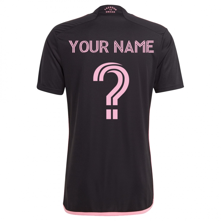 Kvinder Dit Navn #0 Sort Udebane Spillertrøjer 2023/24 Trøje T-Shirt