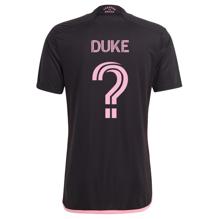 Kvinder Bryce Duke #0 Sort Udebane Spillertrøjer 2023/24 Trøje T-Shirt