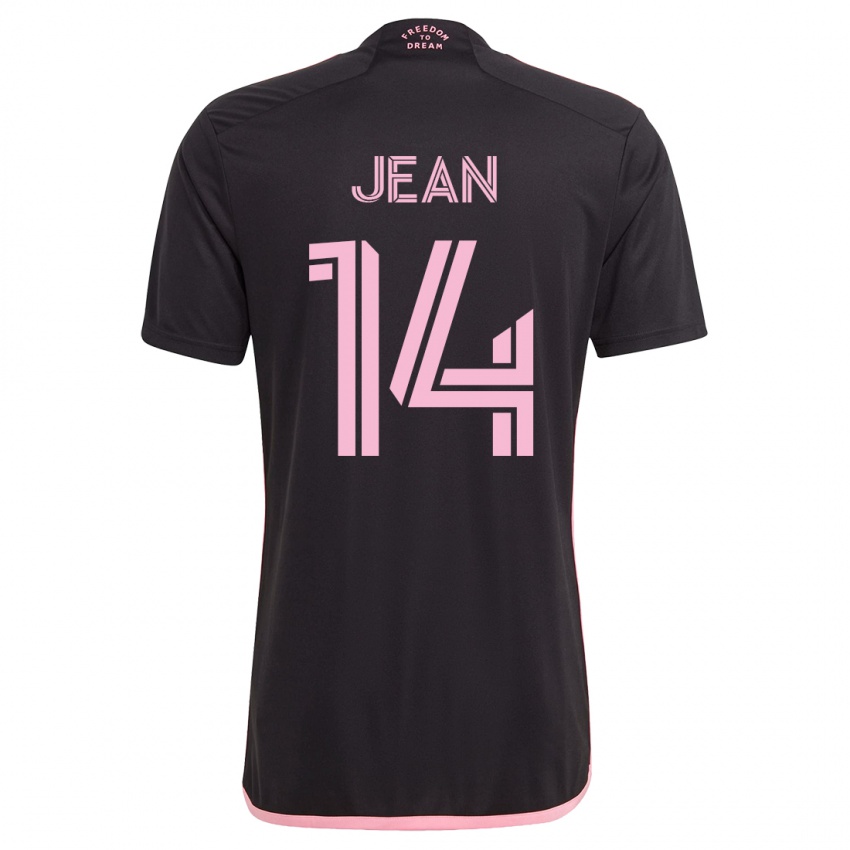 Kvinder Corentin Jean #14 Sort Udebane Spillertrøjer 2023/24 Trøje T-Shirt