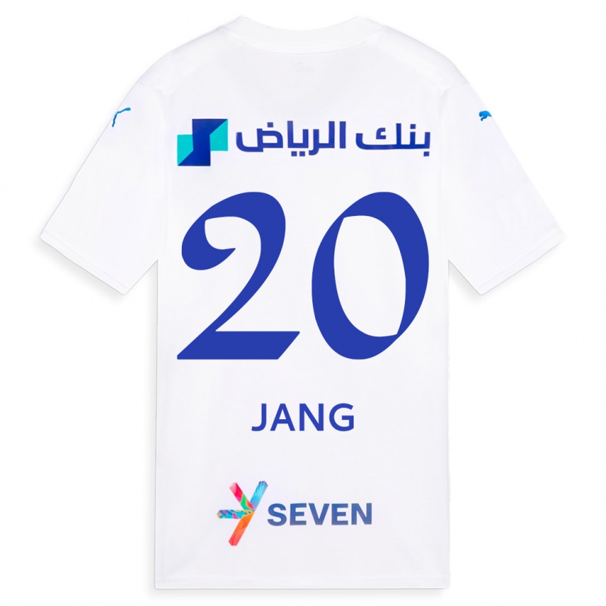 Kvinder Hyun-Soo Jang #20 Hvid Udebane Spillertrøjer 2023/24 Trøje T-Shirt