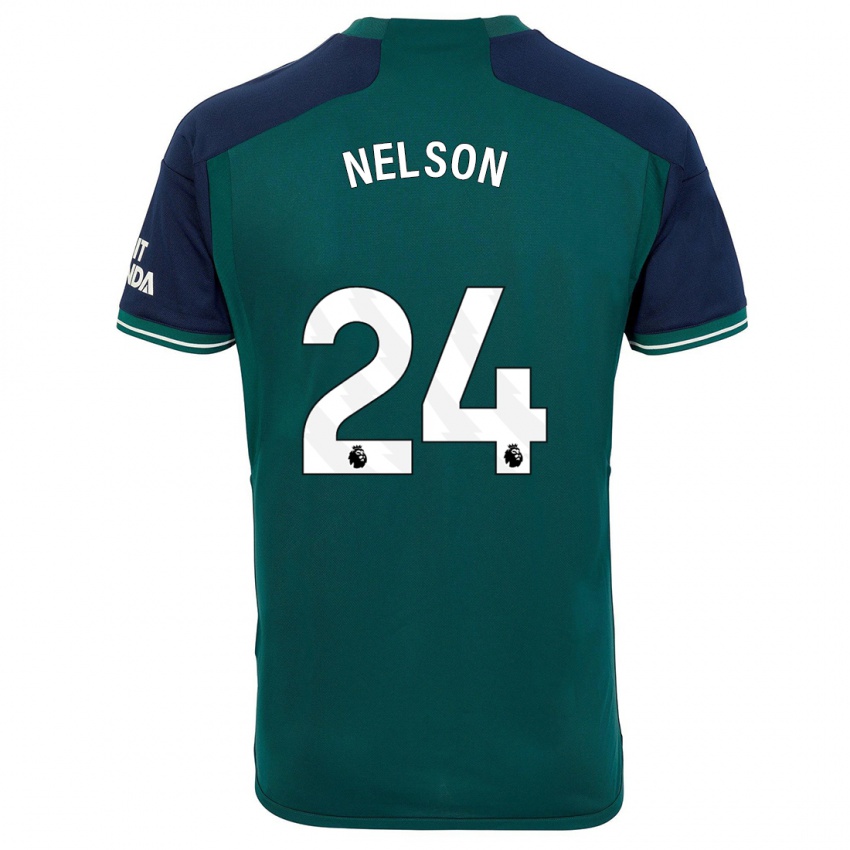 Kvinder Reiss Nelson #24 Grøn Tredje Sæt Spillertrøjer 2023/24 Trøje T-Shirt