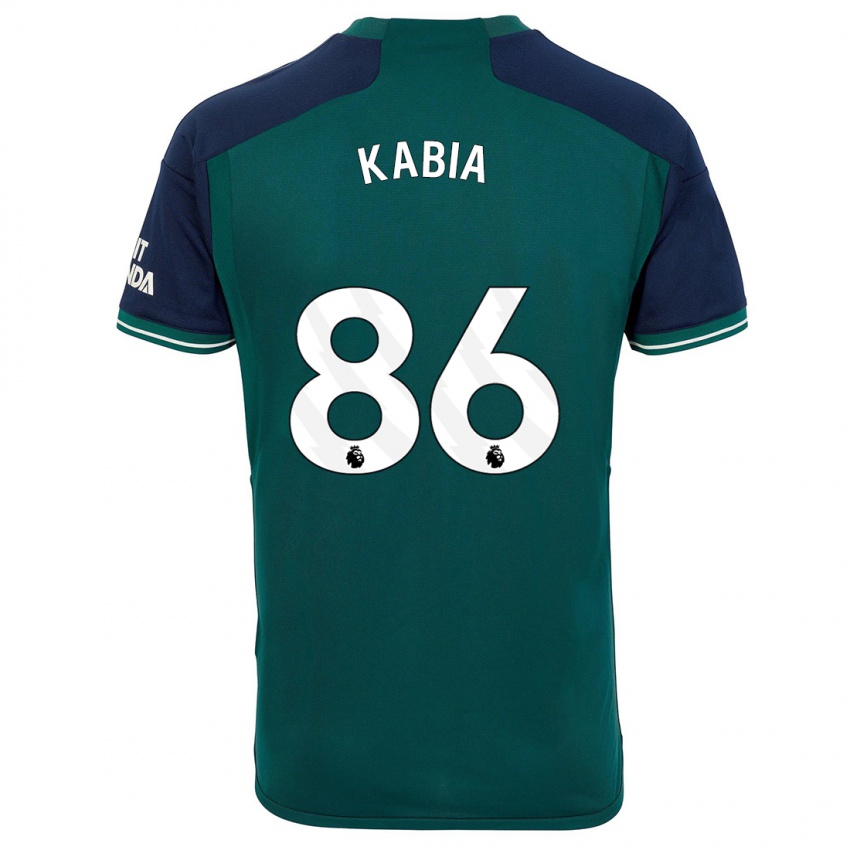 Kvinder Ismeal Kabia #86 Grøn Tredje Sæt Spillertrøjer 2023/24 Trøje T-Shirt