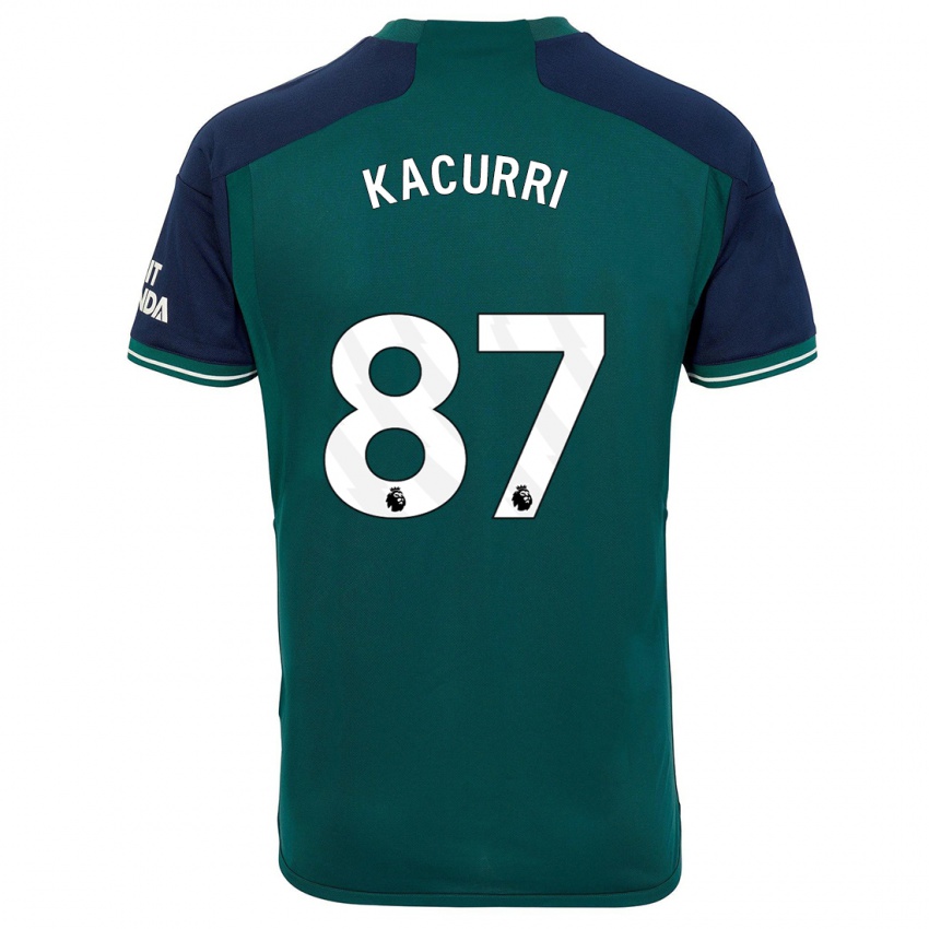 Kvinder Maldini Kacurri #87 Grøn Tredje Sæt Spillertrøjer 2023/24 Trøje T-Shirt
