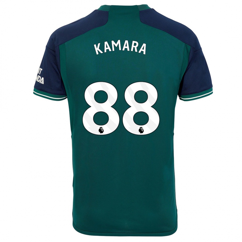 Kvinder Osman Kamara #88 Grøn Tredje Sæt Spillertrøjer 2023/24 Trøje T-Shirt
