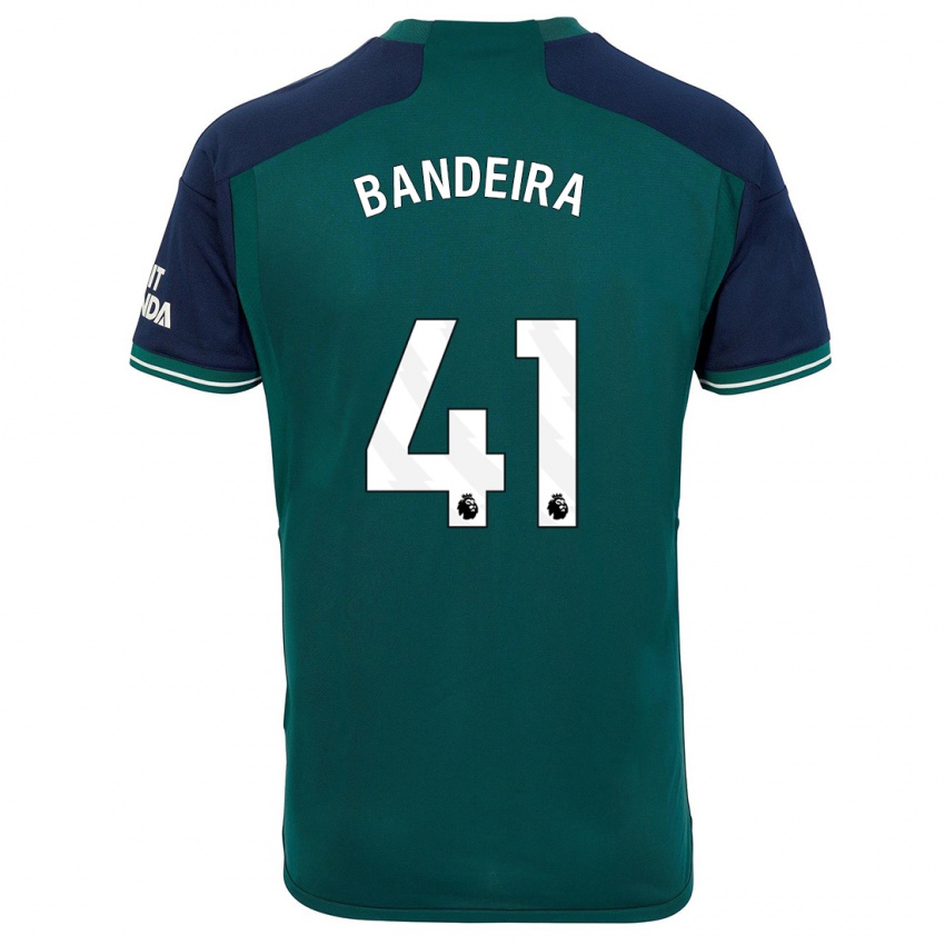 Kvinder Mauro Bandeira #41 Grøn Tredje Sæt Spillertrøjer 2023/24 Trøje T-Shirt