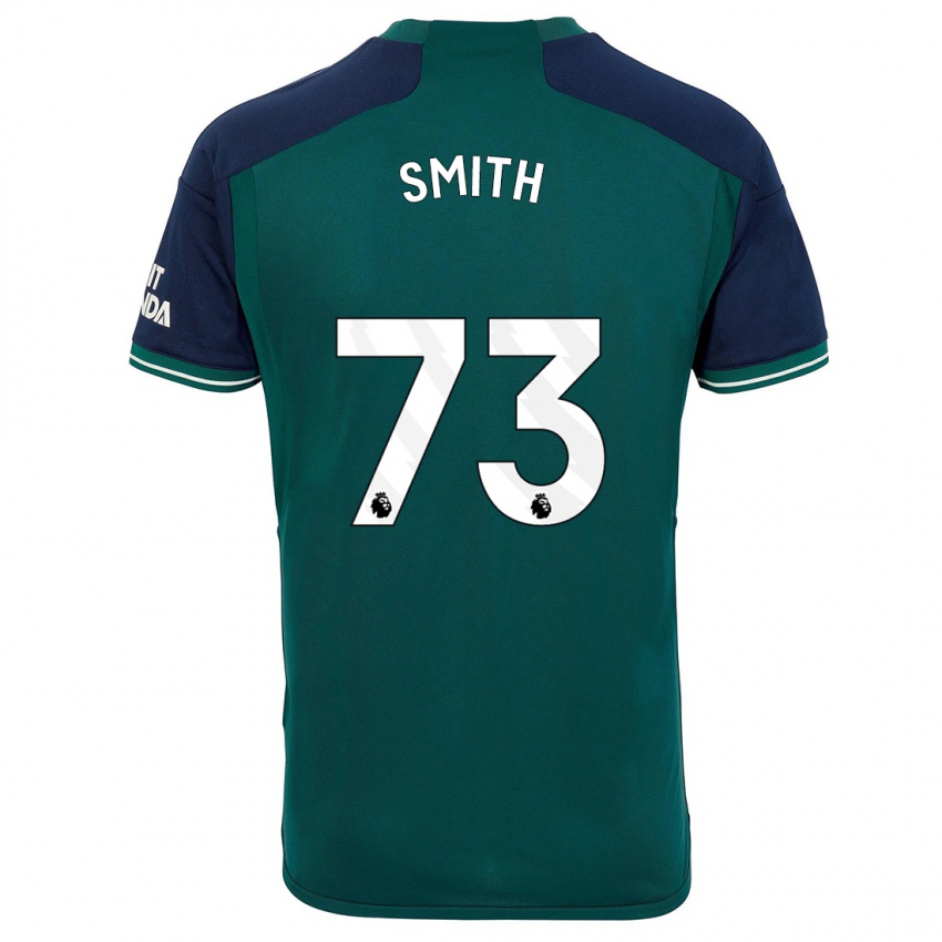 Kvinder Tom Smith #73 Grøn Tredje Sæt Spillertrøjer 2023/24 Trøje T-Shirt