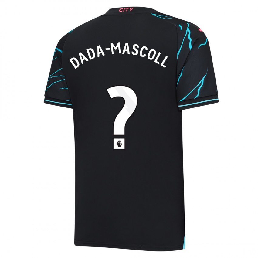 Kvinder Isaiah Dada-Mascoll #0 Mørkeblå Tredje Sæt Spillertrøjer 2023/24 Trøje T-Shirt