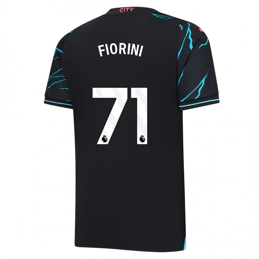 Kvinder Lewis Fiorini #71 Mørkeblå Tredje Sæt Spillertrøjer 2023/24 Trøje T-Shirt