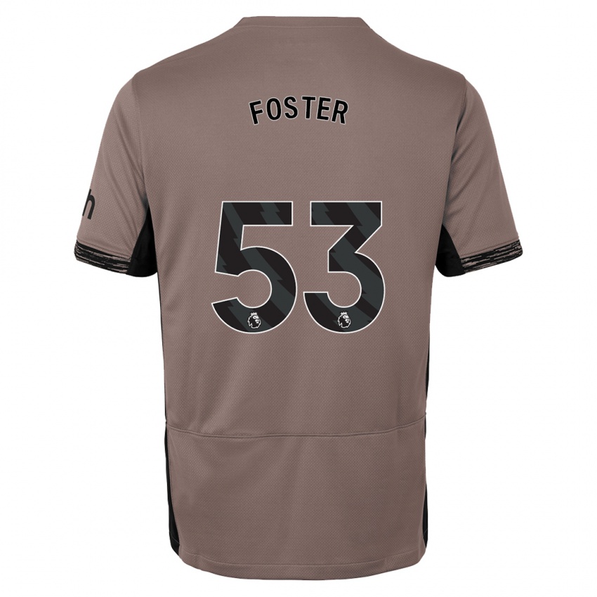 Kvinder Brooklyn Lyons Foster #53 Mørk Beige Tredje Sæt Spillertrøjer 2023/24 Trøje T-Shirt