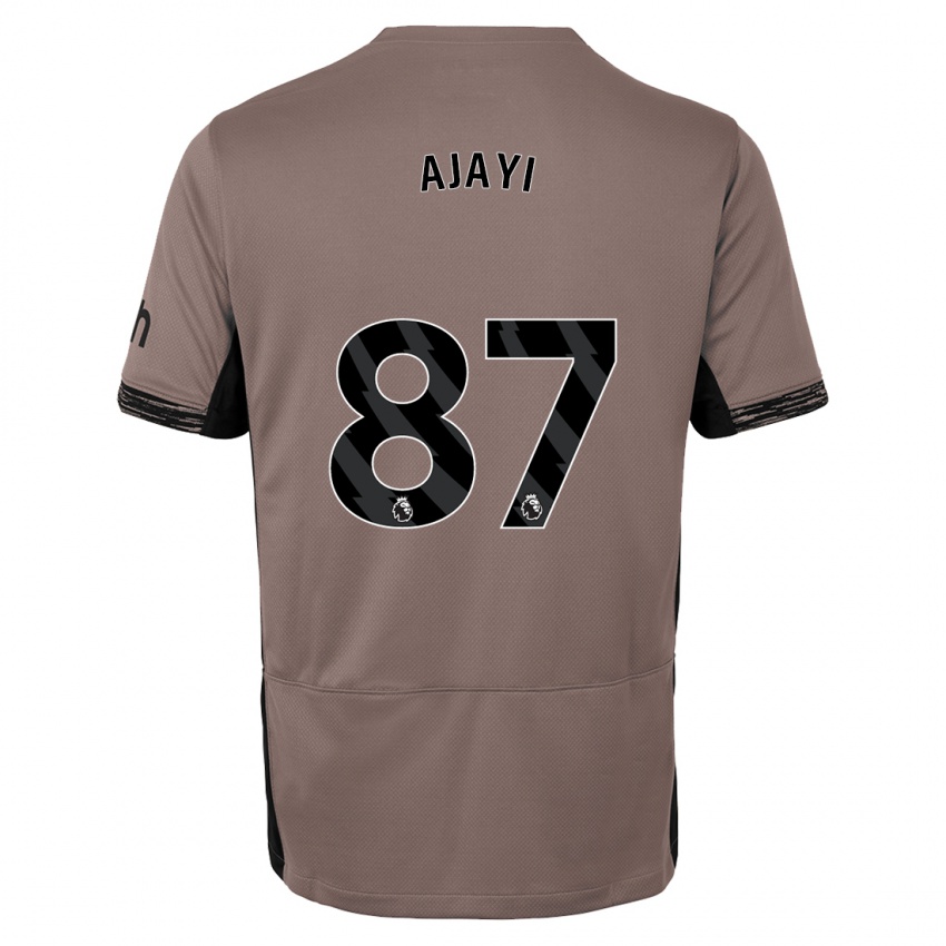 Kvinder Damola Ajayi #87 Mørk Beige Tredje Sæt Spillertrøjer 2023/24 Trøje T-Shirt