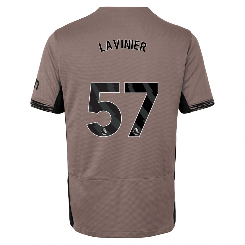 Kvinder Marcel Lavinier #57 Mørk Beige Tredje Sæt Spillertrøjer 2023/24 Trøje T-Shirt