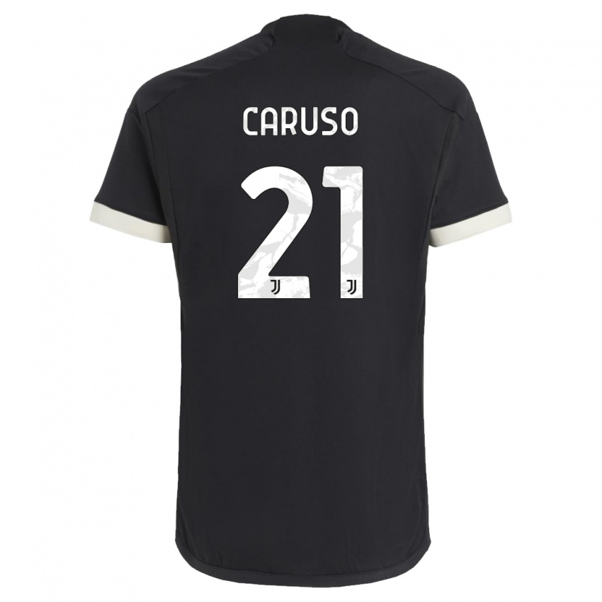 Kvinder Arianna Caruso #21 Sort Tredje Sæt Spillertrøjer 2023/24 Trøje T-Shirt
