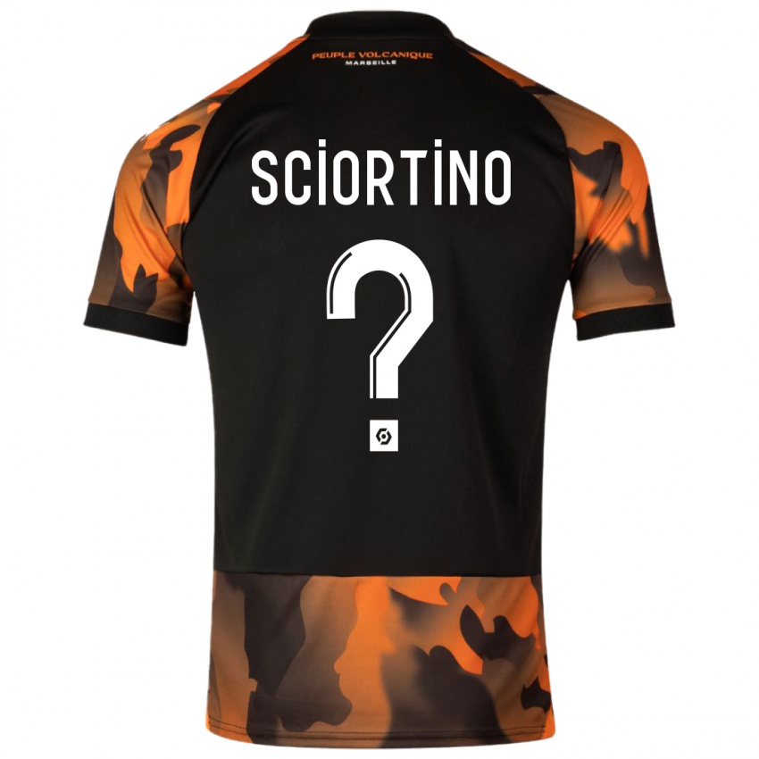 Kvinder Paolo Sciortino #0 Sort Orange Tredje Sæt Spillertrøjer 2023/24 Trøje T-Shirt