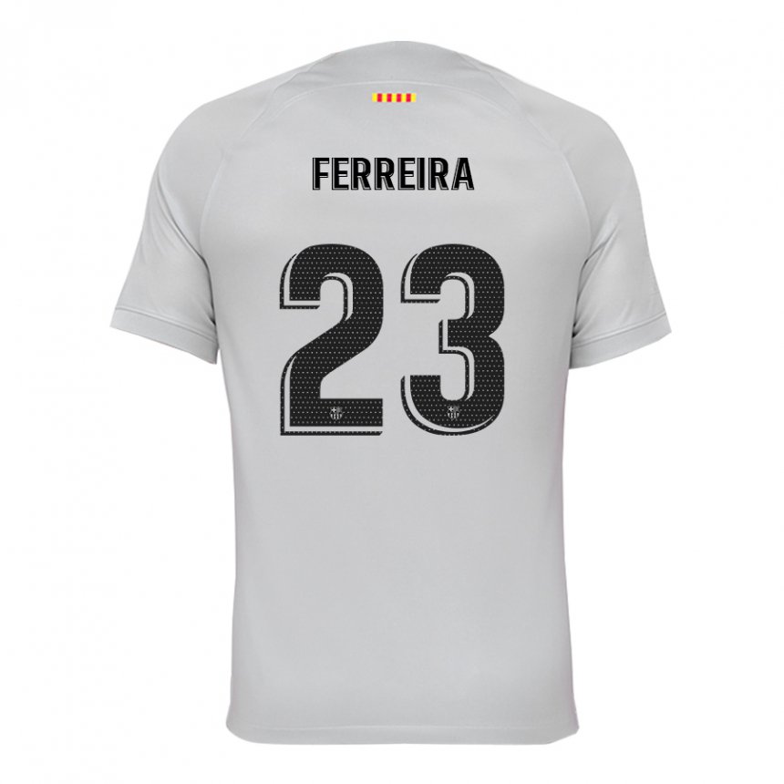 Børn Geyse Ferreira #23 Grå Rød Blå Tredje Sæt 2022/23 Trøje T-Shirt